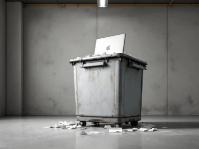 Goede computer in de vuilnisbak?